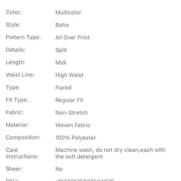 Quilt Pattern Multi Color Light Weight Midi Skirt - Picture 6 of 6